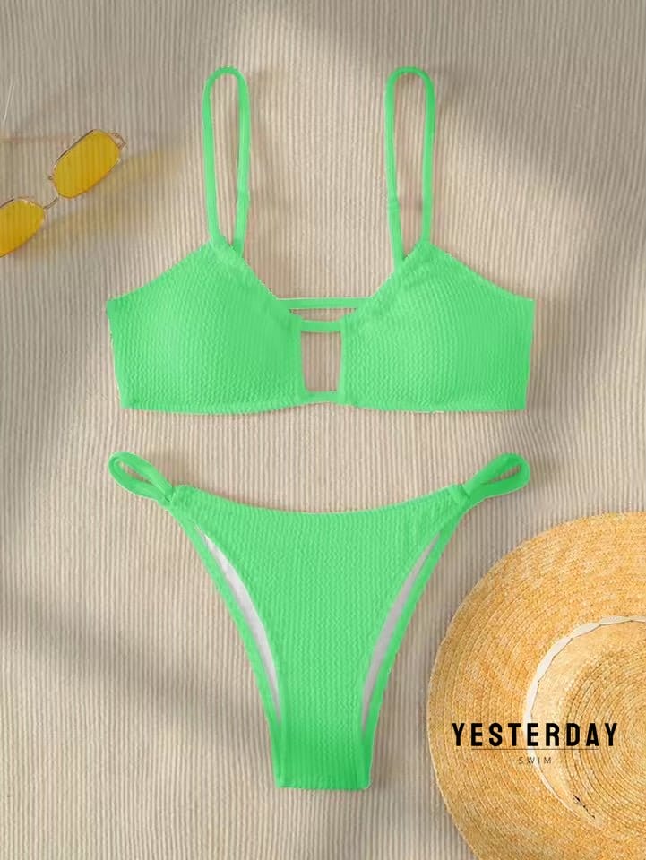 Yesterday Neon Bikini Set
