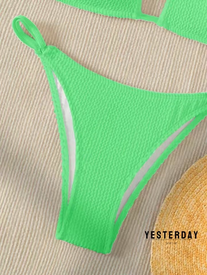 Yesterday Neon Bikini Set