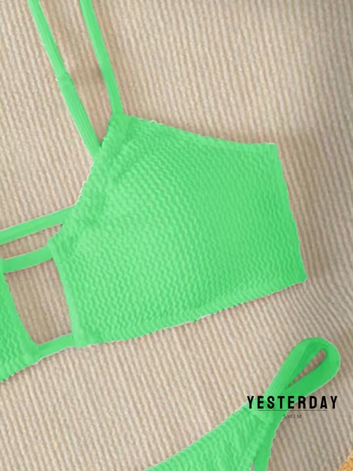 Yesterday Neon Bikini Set